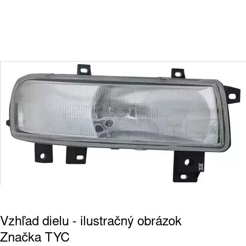 Hlavný reflektor POLCAR 6041091C
