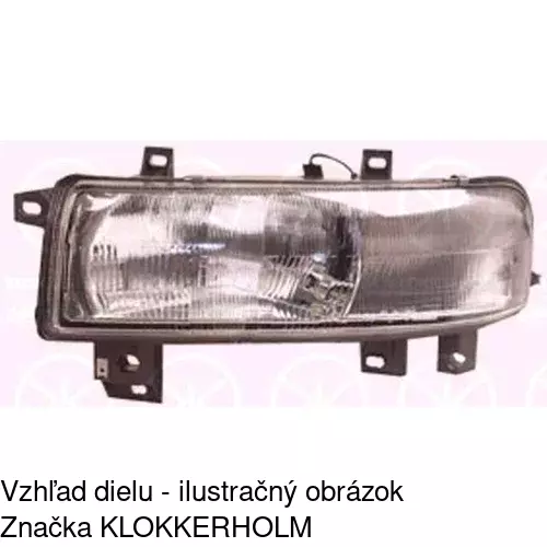 Hlavný reflektor 6041101C /POLCAR/ - obr. 2