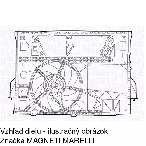 Ventilátor bez krytu / podpery 604123U4X /POLCAR/ - obr. 3
