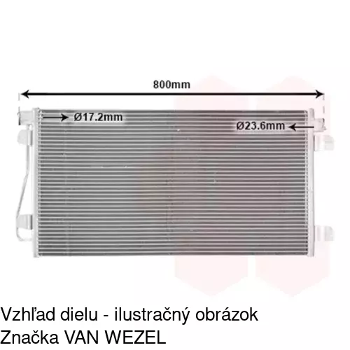 Chladiče klimatizácie 6041K83X /POLCAR/ - obr. 3