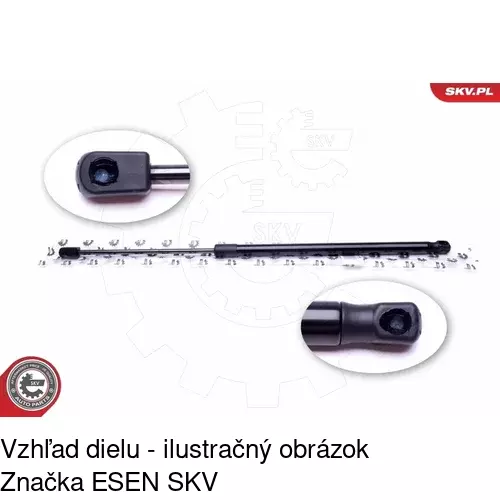 Plynová pružina 6050AB1 /POLCAR/ - obr. 1