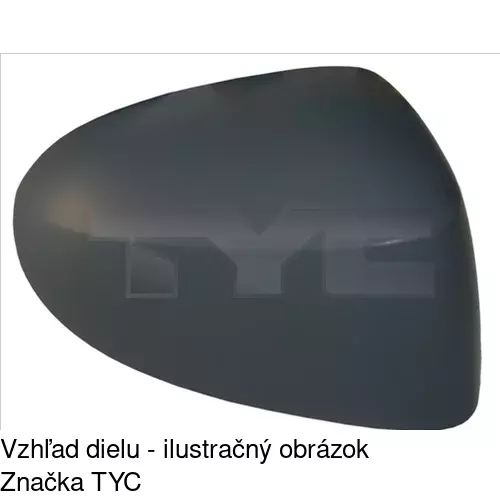 Rám vonkajšieho zrkadla 605855PM /POLCAR/ - obr. 3