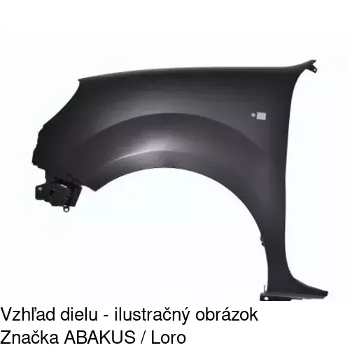 Predný blatník 606101-J /POLCAR/ - obr. 1
