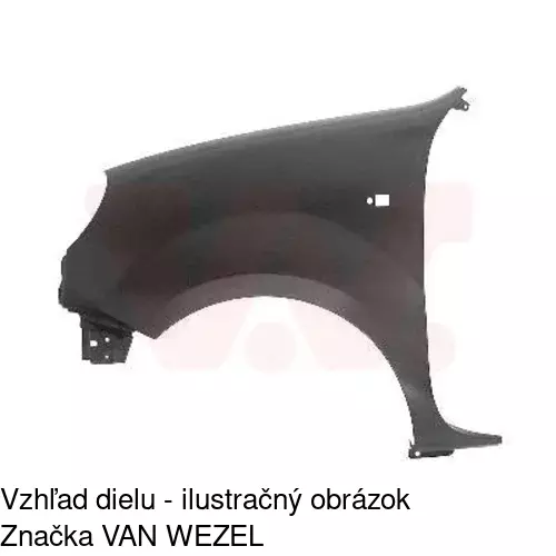 Predný blatník 606102-J /POLCAR/ - obr. 4