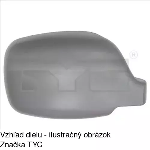 Rám vonkajšieho zrkadla 606155TM /POLCAR/ - obr. 2