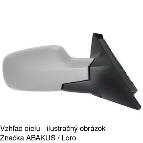 Vonkajšie zrkadlo 6071514M /POLCAR/ - obr. 2