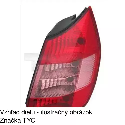 Zadné svetlo 607188-H /POLCAR/