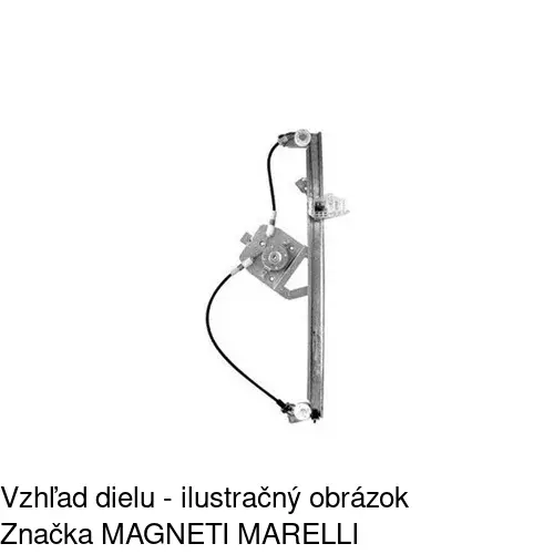Elektrický mechanizmus okna dverí 6071PSE2 /POLCAR/ - obr. 2