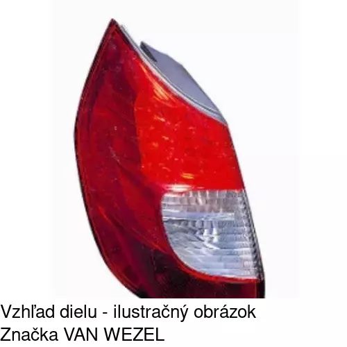 Zadné svetlo 607287-H /POLCAR/ - obr. 2