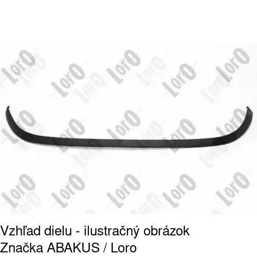 Spojler predného nárazníka 607325 /POLCAR/ - obr. 1