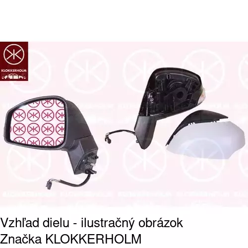 Rám vonkajšieho zrkadla 607355PM /POLCAR/ - obr. 4