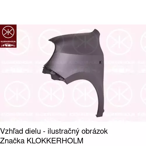 Predný blatník POLCAR 60A202