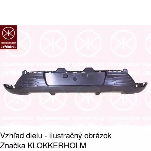 Zadný nárazník 60B196-5 /POLCAR/ - obr. 2