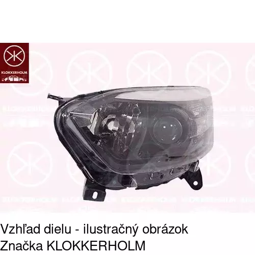 Hlavný reflektor 60L110-U /POLCAR/ - obr. 1