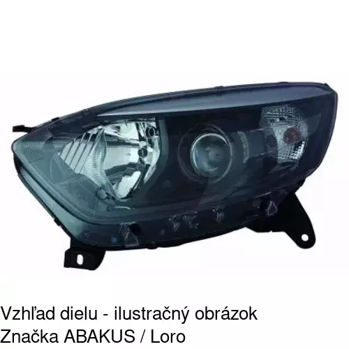 Hlavný reflektor 60L110-U /POLCAR/ - obr. 4
