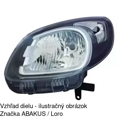 Hlavný reflektor 60U1091E /POLCAR/ - obr. 3