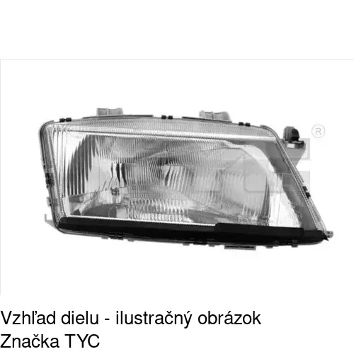 Hlavný reflektor POLCAR 6522101E