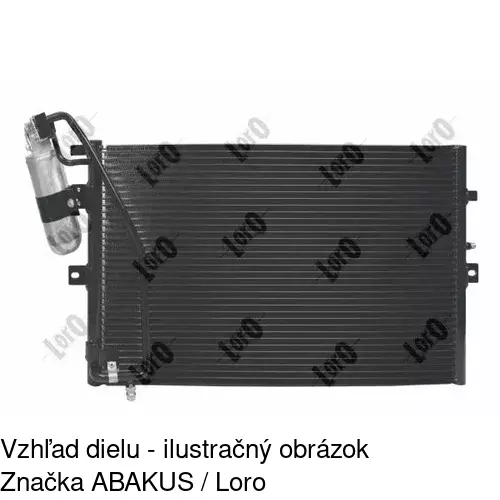 Chladiče klimatizácie 6523K8C2 /POLCAR/ - obr. 1