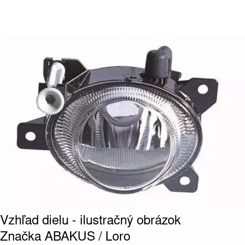 Hmlové svetlo - predné 652430-E /POLCAR/ - obr. 3