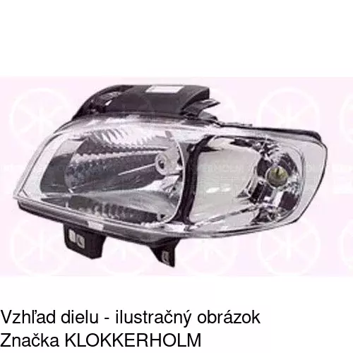 Hlavný reflektor 671410-E /POLCAR/ - obr. 2