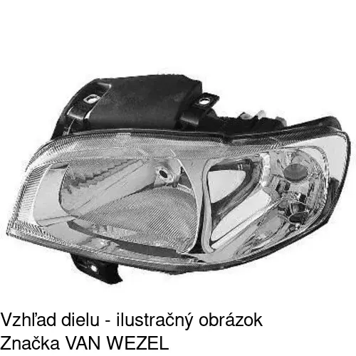 Hlavný reflektor 671410-E /POLCAR/ - obr. 5