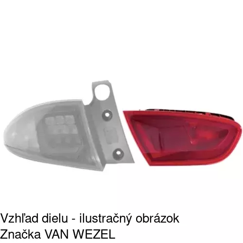 Zadné svetlo 6726875V /POLCAR/ - obr. 1