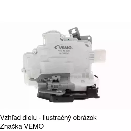 Vnútorná zámka dverí 6726ZC-2 /POLCAR/ - obr. 1