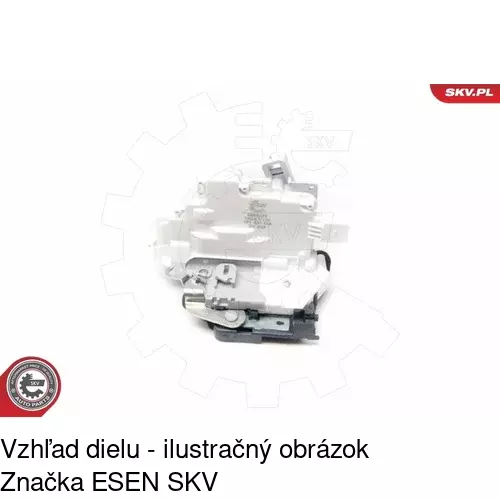 Vnútorná zámka dverí 6726ZC-2 /POLCAR/ - obr. 4