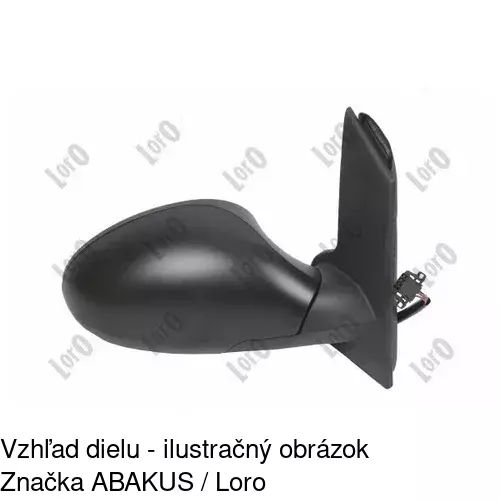 Rám vonkajšieho zrkadla 673055TE /POLCAR/ - obr. 2
