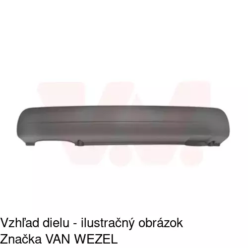 Spojler zadného nárazníka 673199-J /POLCAR/ - obr. 1