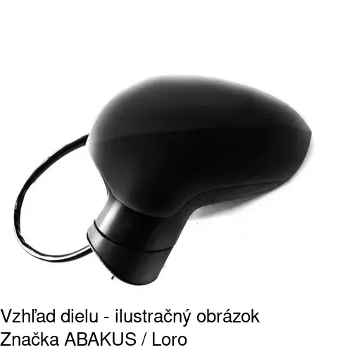 Vonkajšie zrkadlo 6732511S /POLCAR/ - obr. 2