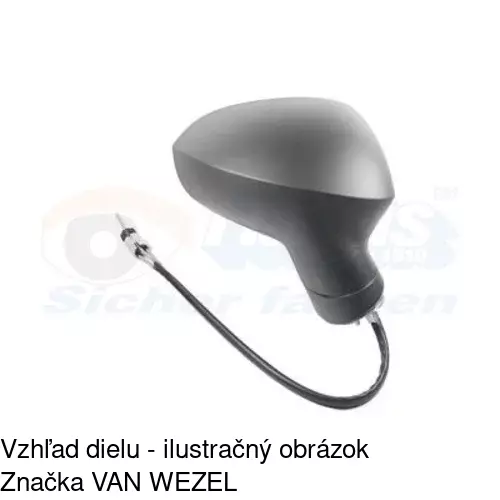 Vonkajšie zrkadlo 6732521S /POLCAR/ - obr. 5
