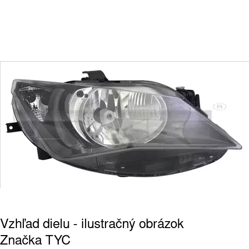 Hlavný reflektor POLCAR 67B110-E