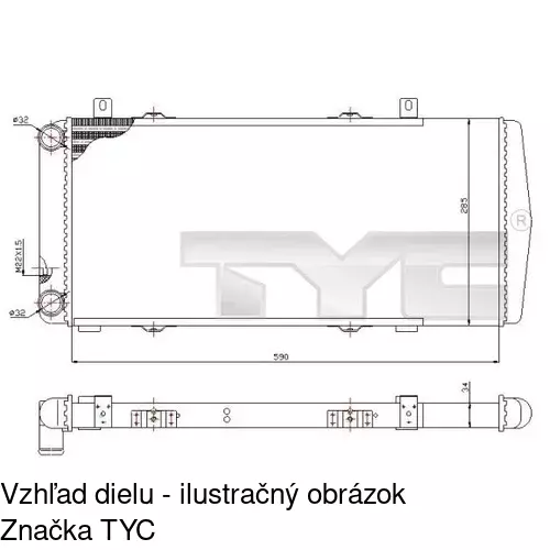 Chladiče vody POLCAR 691008-2