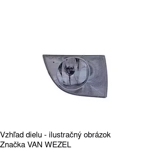 Hmlové svetlo - predné 691530-T /POLCAR/ - obr. 2