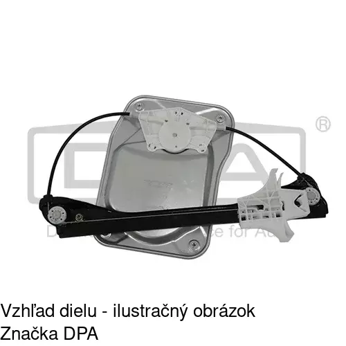 Mechanizmus sťahovania okna elektrický bez motora 6915PSG3 /POLCAR/ - obr. 1