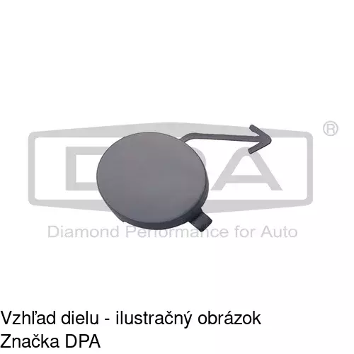 Záslepka ťažného háku POLCAR 691607-9