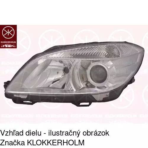 Hlavný reflektor 6916101E /POLCAR/ - obr. 1