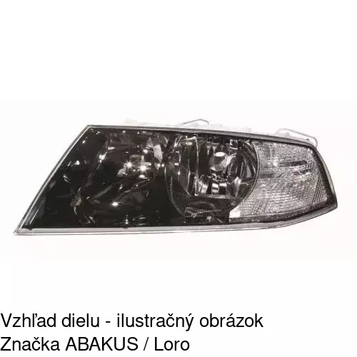 Hlavný reflektor 692209-T /POLCAR/ - obr. 4