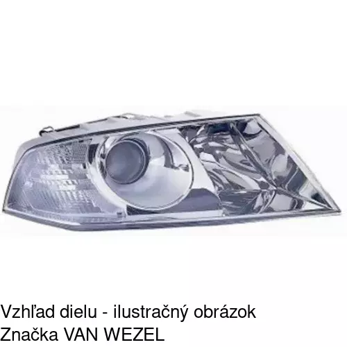 Hlavný reflektor 6922102E /POLCAR/ - obr. 2
