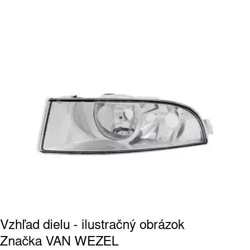 Hmlové svetlo - predné 692329-T /POLCAR/ - obr. 3