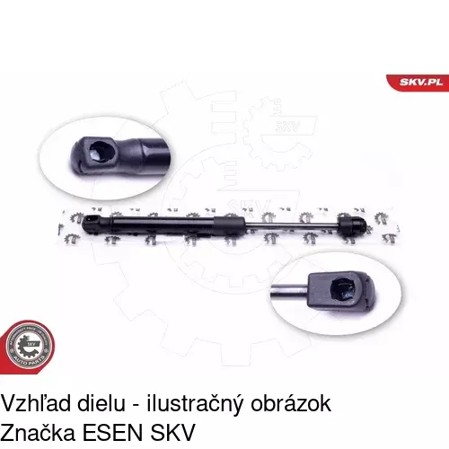 Plynová pružina 6925ABD /POLCAR/ - obr. 4