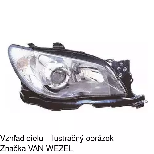 Hlavný reflektor POLCAR 721410-E