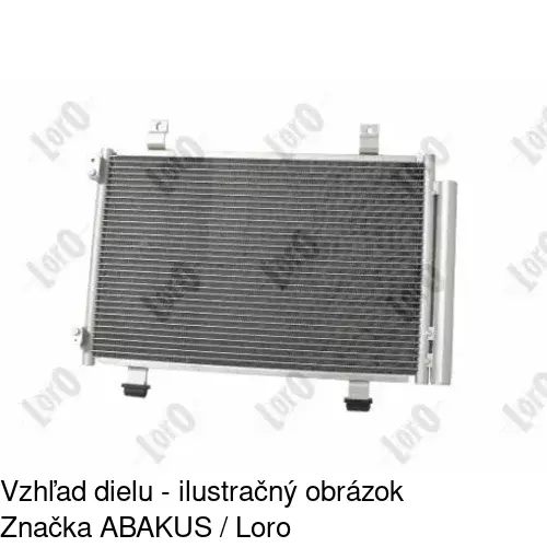 Chladiče klimatizácie 7406K8C1S /POLCAR/ - obr. 2