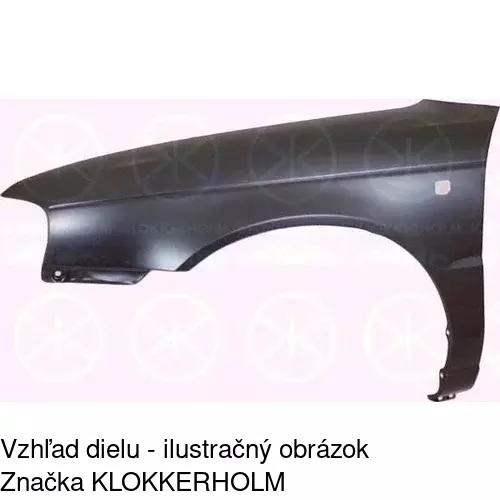 Predný blatník 741202 /POLCAR/