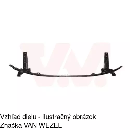 Výstuha nárazníka POLCAR 741307-3