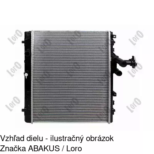 Chladiče vody 7415083K /POLCAR/ - obr. 2