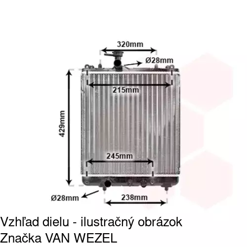 Chladiče vody 742008-2 /POLCAR/ - obr. 2