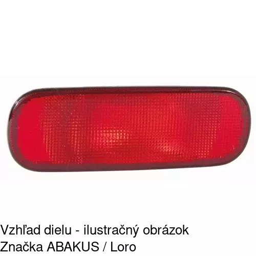 Hmlové svetlo - zadné 742397-E /POLCAR/ - obr. 2