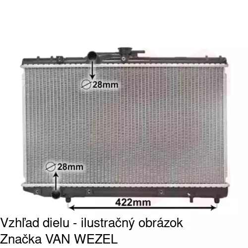 Chladiče vody 8101084K /POLCAR/ - obr. 2